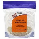 NOW Supplements, Empty Vegetarian Capsules, Single "0", Filled by Weight, Non-GM