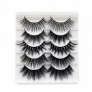 VGTE 3D Eyelashes Handmade False Eyelashes Set Professional Fake Eyelashes 5 Pai