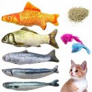 Youngever 7 Cat Toys Assortment with 5 Refillable Catnip Fish Cat Toys and 2 Cat