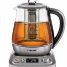 Chefman Programmable Electric Glass Kettle, Temperature Control & 8 Preset Steep