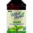 NOW FOODS ORGANIC BETTER STEVIA, 8 OUNCE, 2-PACK
