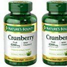 Nature's Bounty Cranberry Fruit 4200mg/ Plus Vitamin C 250 Softgels (3 Pack)