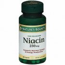 Nature's Bounty Natural Time Release Niacin 250 mg Capsules 90 ea ( Pack of 3)