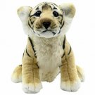 TAGLN Stuffed Animals Tiger Toys Plush Leopard Lion Sitting 10 Inch (Brown Tiger