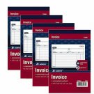Adams Invoice Book, 3-Part, Carbonless, 5-9/16 x 8-7/16 Inches, 50 Sets per Book