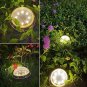 Jack & Rose Solar Ground Lights Outdoor Pathway Lights Fairy Garden Lights Solar