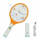 Electric Fly Swatter - Rechargeable Bug Zapper, Fruit Fly Killer, Mosquitoes Rac