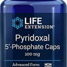 Pyridoxal 5'-Phosphate Caps 100 mg, 60 vegetarian capsules-PACK-2 by Life Extens