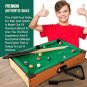 HAKOL Fun Little Games- Mini Pool Table for Adults and Kids Billiard Game- Porta