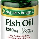 Nature's Bounty Omega-3 Fish Oil, Heart Health, 1200 mg, 320 Rapid Release Softg
