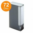SANWA (Japan Brand) 72 Capacity File CD Case, Portable DVD/VCD Storage, Polyprop
