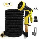 ActionEliters Expandable Garden Hose, 50ft Extra Strength Fabric Triple Layer La
