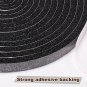 Open Cell Self-Adhesive Foam Seal Tape 1/2 X 1/4 Inch, Weather Stripping for Doo