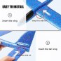 2 Pack Airplane Toys, 17.5" Large Throwing Foam Plane, 2 Flight Mode Glider Plan