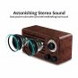 Retro Bluetooth Speakers, Dual 10W Classic Vintage Style Wireless with 10-Hour P