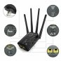 VICTONY WiFi Range Extender 1200Mbps Dual Band WiFi Repeater with 4 Antennas WiF