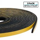 Foam Weather Stripping-3 Rolls, 1/4 Inch Wide X 1/8 Inch Thick High Density Soun