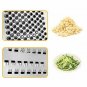 Kitchen Box Grater, Stainless Steel Cheese Grater - 6 Sides Stand Grater with Ru