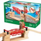 BRIO 33757 Lifting Bridge | Toy Train Accessory with Wooden Track for Kids Age 3