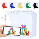 SLOW DOLPHIN 12.9" x 12.2" Photo Studio Light Box Ring Light 80pcs LED Lights Ad