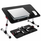 SAIJI [Large Size] Laptop Bed Tray Table, Adjustable Laptop Stand, Portable Lap