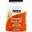Now Foods Pumpkin Seed Oil 1000mg Soft-gels, 200-Count (100X2)