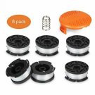 Deyard Trimmer Spool for BLACK + DECKER Autofeed System Replacement Durable AF-1