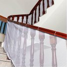 Banister Guard, Safe Rail, Deck Balcony & Stairway Safety Net for Indoor and Out