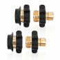 TheFitLife Flexible and Expandable Garden Hose - Quick Connector, 2 Set 3/4 Inch