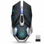 Scettar Gaming Mouse Wireless, Optical Gaming Mouse for Laptop 2.4GHz Rechargeab