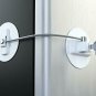 MUIN Refrigerator Door Lock with 2 Keys - White