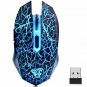 VEGCOO C10 Wireless Gaming Mouse Rechargeable Silent Optical Mice 7 Colors LED L