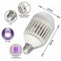 NoBug Bug Zapper Led Light Bulb 2 in 1, Mosquito Killer Lamp Led UV Lamp Fly Mot