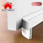 Suptikes 2 Pack Door Draft Stopper，Door Sweep for Exterior & Interior Doors,Door