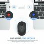 Bluetooth Wireless Mouse, Jelly Comb 2.4GHz Wireless Bluetooth Mouse Dual Mode P