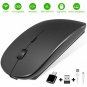 CALOCAA 2.4G Rechargeable Wireless Portable Optical Mobile Mute Ultra-Thin Mouse