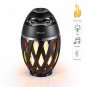 DIKAOU Led flame table lamp, Torch atmosphere Bluetooth speakers&Outdoor Portabl
