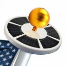 FORUP 26 LED Solar Flag Pole Light, Solar Flagpole Downlight for Most 15 to 25 F
