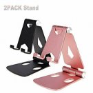 2Pack Cell Phone Stand for Angle Height Adjustable Desk Sturdy Aluminum Metal Ph