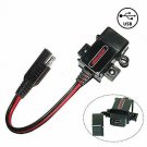 MOTOPOWER MP0609 3.1Amp Motorcycle USB Charger SAE to USB Adapter