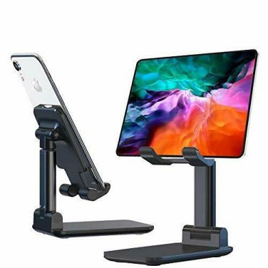 Yipmai Foldable Cell Phone Stand, Desktop Tablet Stand Height & Angle Adjustable