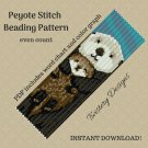 Sea Otter with Pup Peyote Stitch Beading Pattern