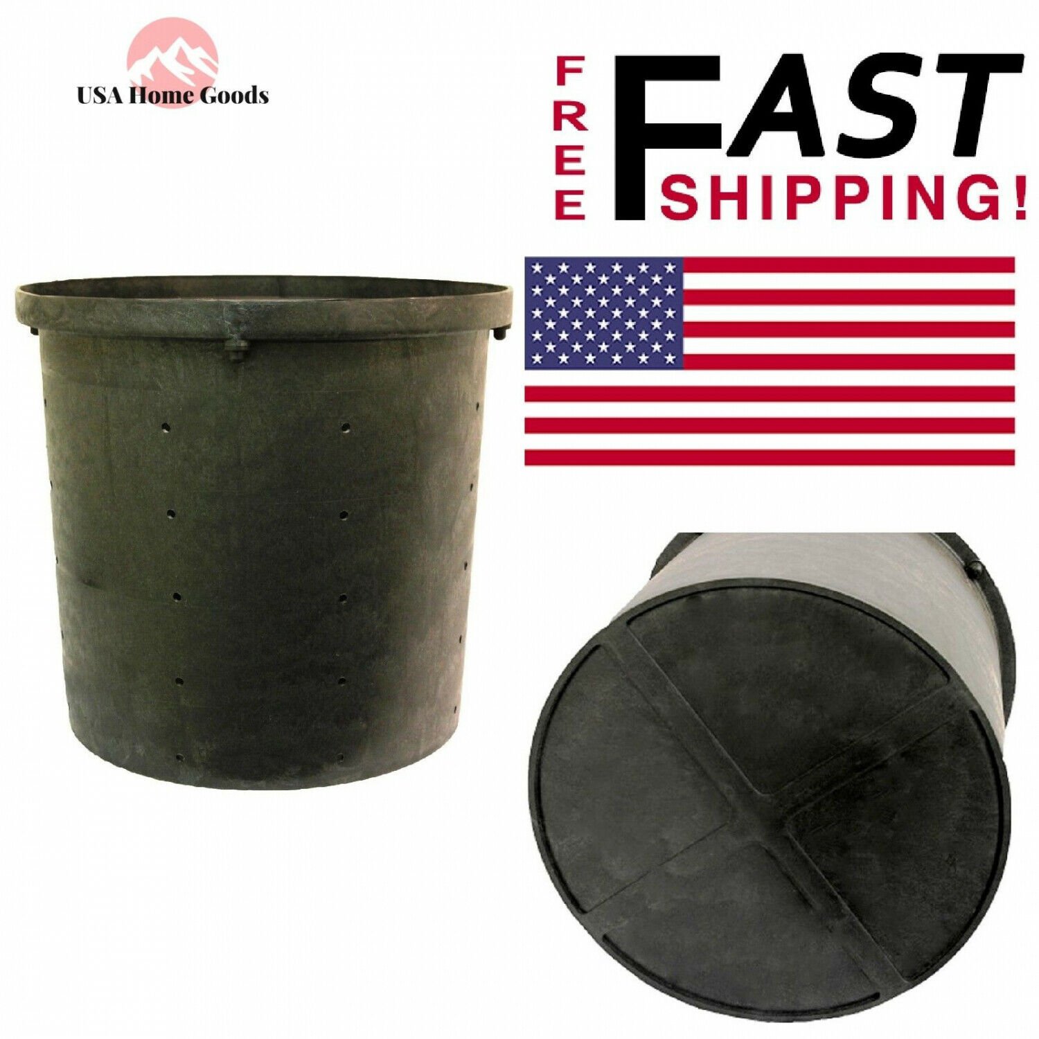 Perforated Sump Basin Pump Crawlspace Heavy Duty Yard Patio Highway