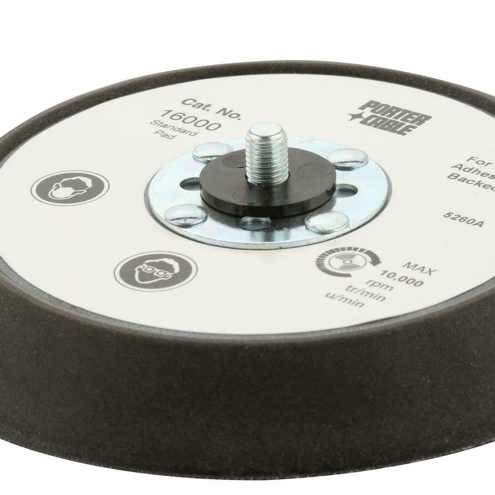 Porter Cable Sanding Pad 6 in. Standard Adhesive Back Disc Replacement Polisher