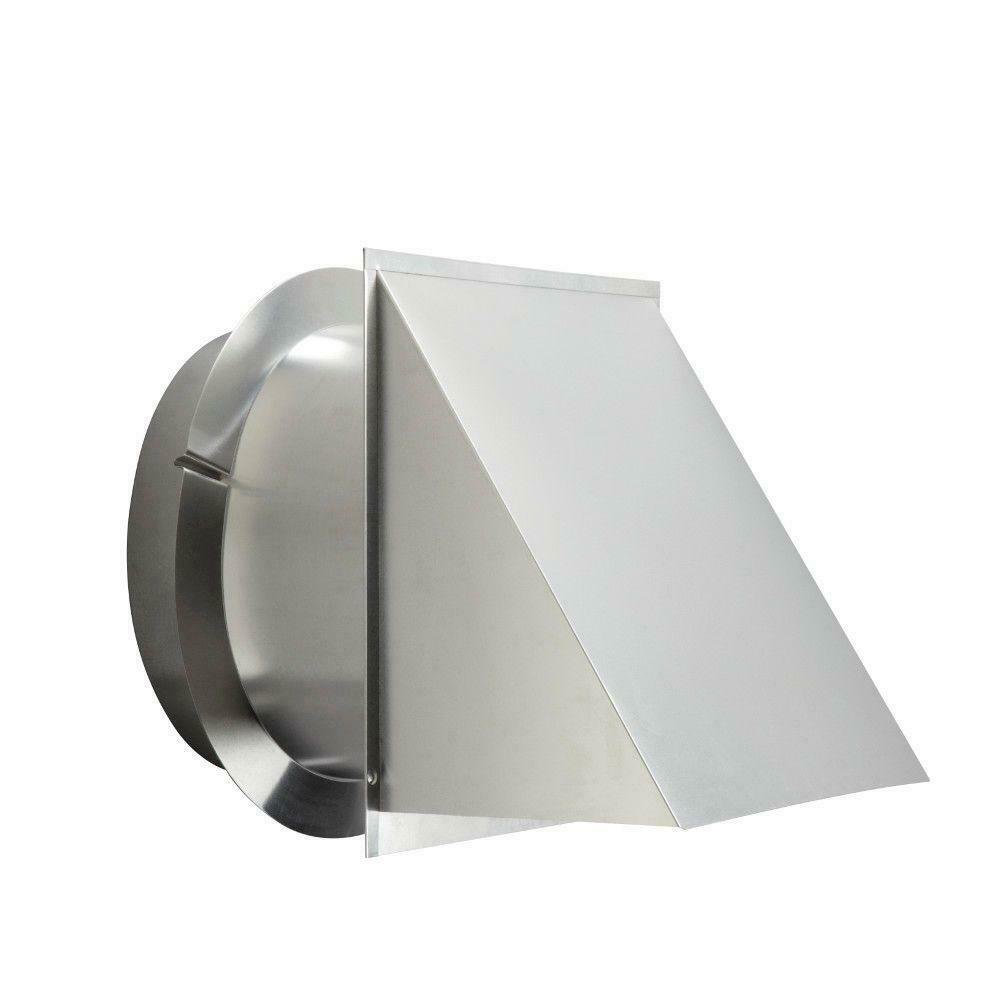 12 in. Round Duct Wall Cap Aluminum Range Hood Vent Bird Screen ...