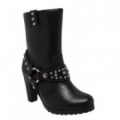 Womens MC Studded Boots