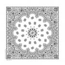 White Paisley Bandana