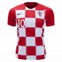 Modric 10 Croatia National Team Home Soccer Jersey 2018 Men's Stadium Shirt