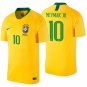 NEYMAR JR. BRAZIL HOME JERSEY FIFA WORLD CUP 2018 PATCHES.