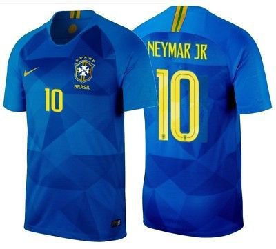 NEYMAR JR. BRAZIL AWAY JERSEY FIFA WORLD CUP 2018.